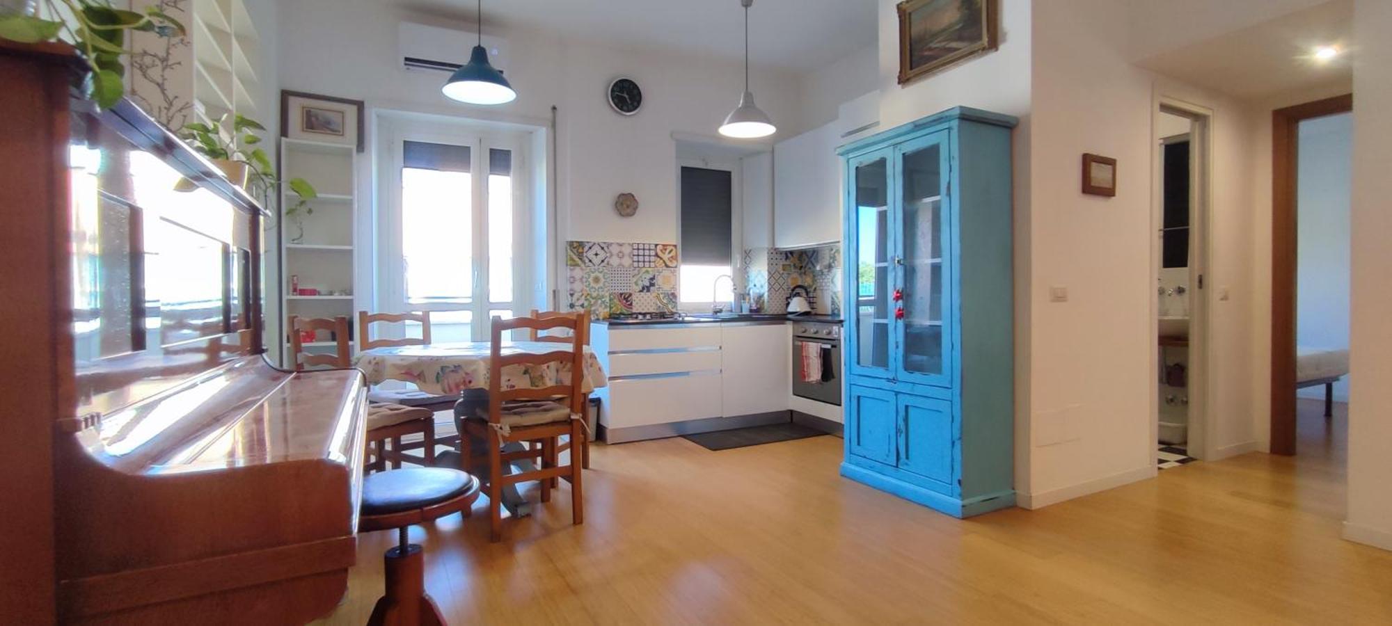 Monteverde - Stazione Trastevere Bright Loft Up To 5 Guests Apartment Rome