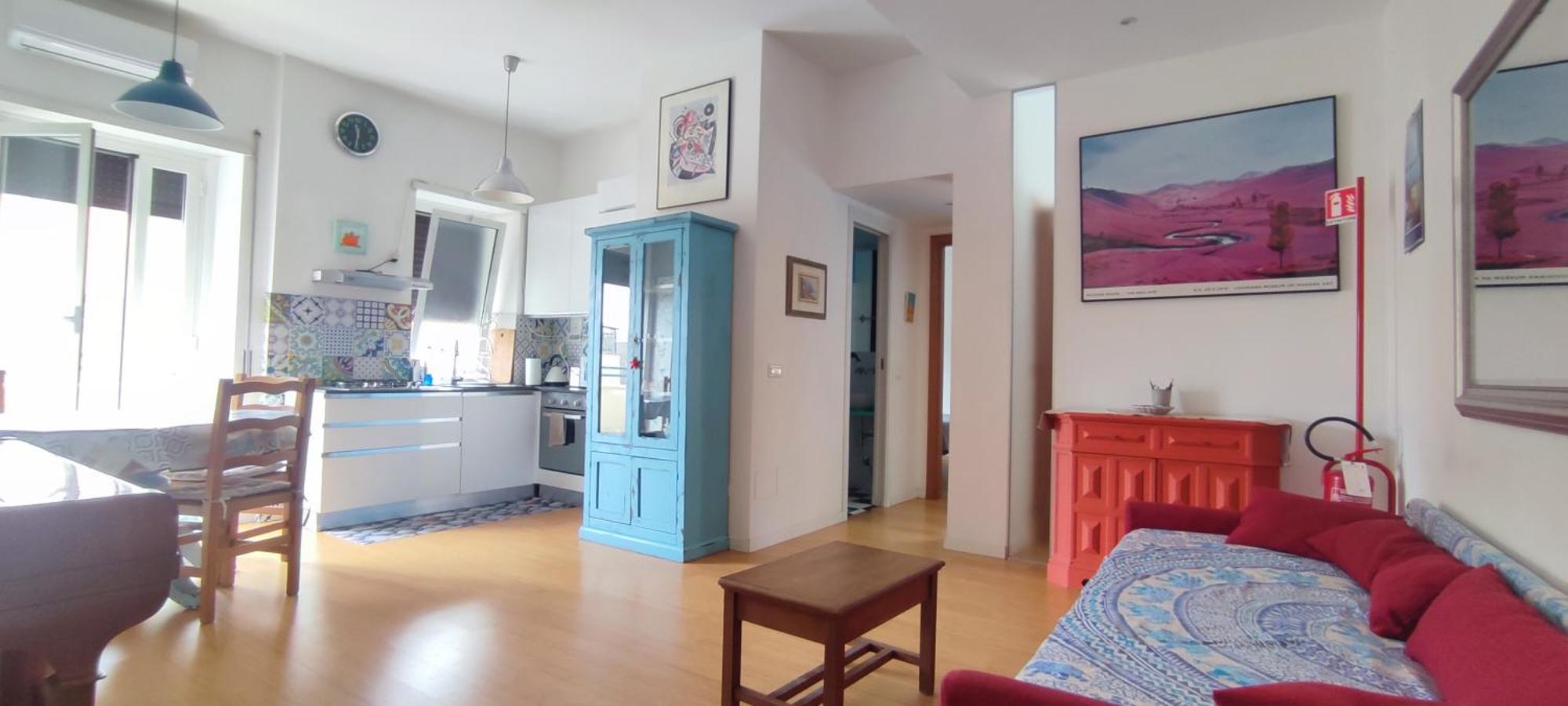 Monteverde - Stazione Trastevere Bright Loft Up To 5 Guests Apartment *